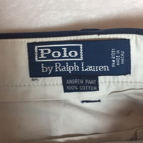 💥4/$50💥🎉HP🎉Polo by RL navy slacks 36/32 - Picture 5 of 7